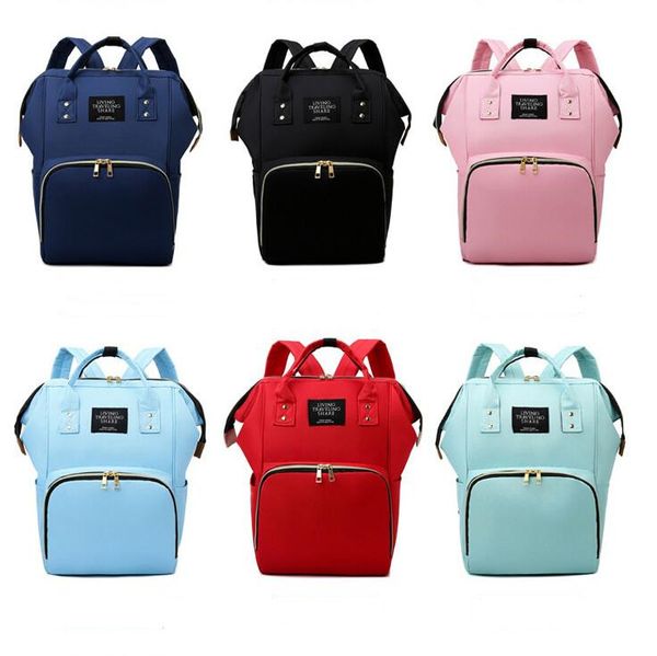 Fralda Bolsas de Fralda Mamãe Mamãe Maternidade Mochilas Designer Bolsas ao ar livre Organizador de viagens Cuidados de bebê Mudança Bolsa de Enfermagem Mãe Stroller Tote BC2876