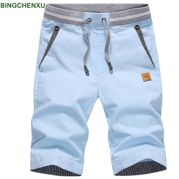 

linen mens shorts est summer casual shorts men cotton fashion bermuda beach plus size 4xl joggers male 220620, White;black