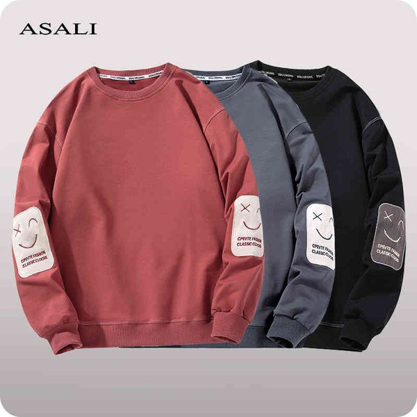 

hip hop sweatshirts men pullovers 2022 spring autumn fashion hoodies s streetwear embroidery sweathsirt casual sportswear, Black