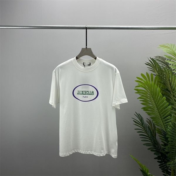 

spring new men's casual neck t-shirt with simple green on chest is loose 80% off factory wholesale, White;black