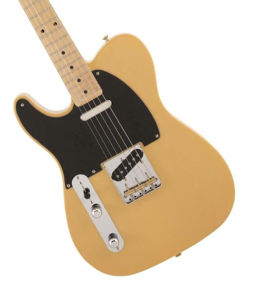 

traditional 50s tele left-handed electric guitar