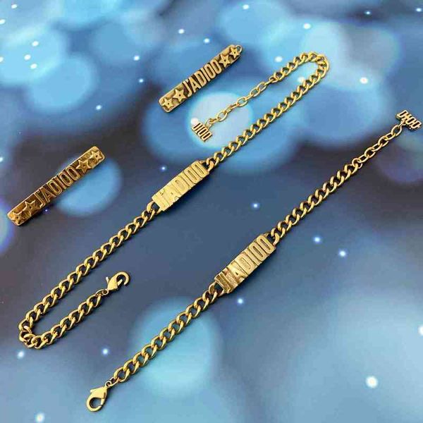 

brass neck chain necklace female red elegant bracelet, Golden;silver