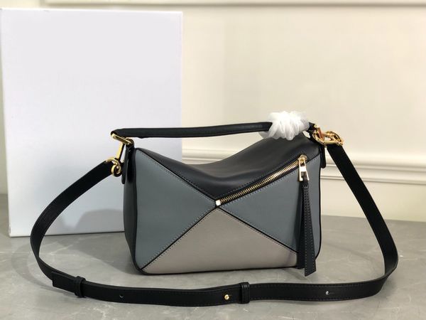 

lowe 2022 puzzle bag womens shopping bag handbags brand luxury gift for valentines mothers birthday thanksgiving, Blue;pink