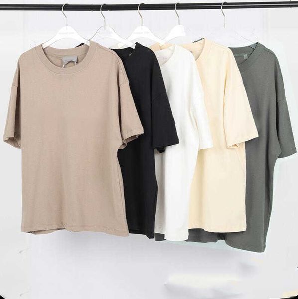 

20ss ins spring summer t shirt mens womens hip hop front essentials 3d silicon tee skateboard tshirt men women short sleeve casual, White;black