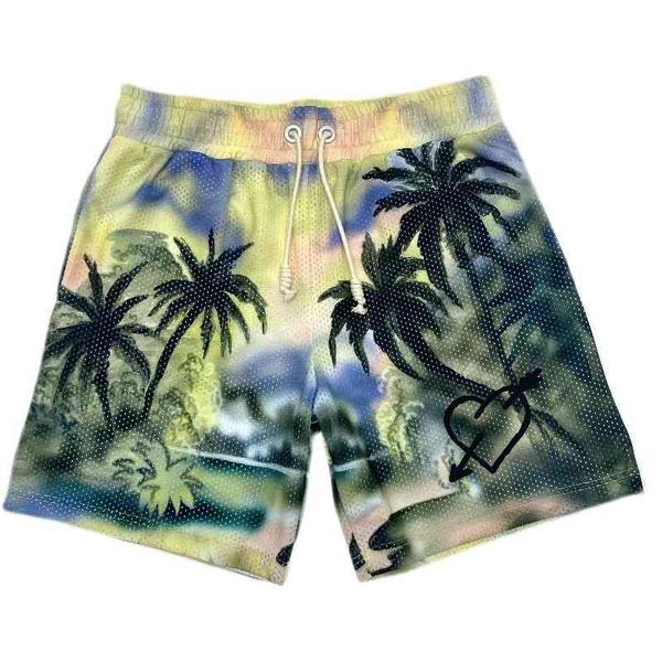 

erty palms pa hawaiian coconut angels tree print casual fashion pant shorts, White;black