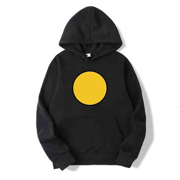 

hoodies 21ss spring and winter hip-hop smiley print loose sports casual sweatshirts, Black