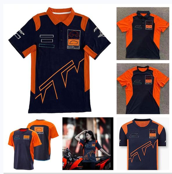 

motorcycle polo shirt 2022 new team short-sleeved t-shirt with the same custom