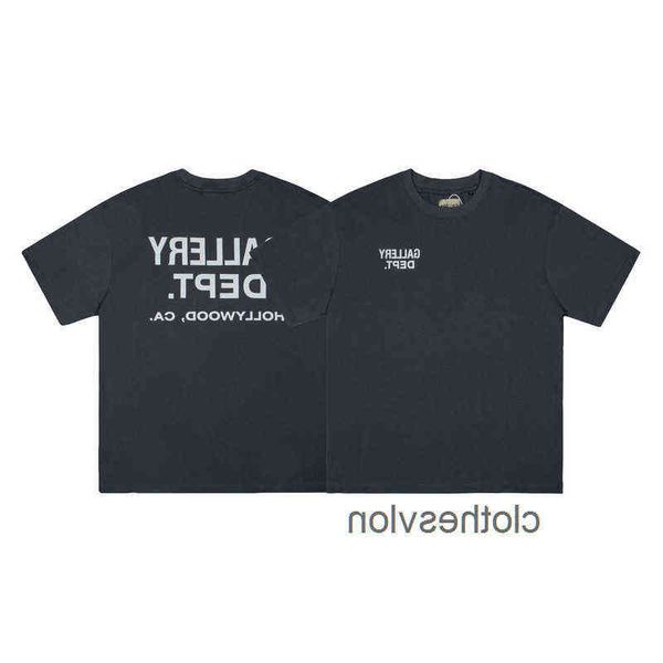 

gallerydept mens 2022 spring fashion and summer new printed short sleeve letter t-shirt men women ptan, White;black