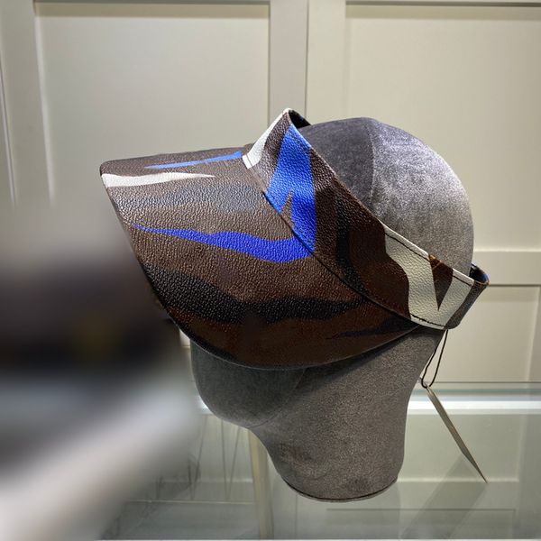 

visors cap designers pu hat bucket hats leather casquette luxurys womens fashion caps fitted hats mens baseball summer fedora new 22052003r, Blue;gray