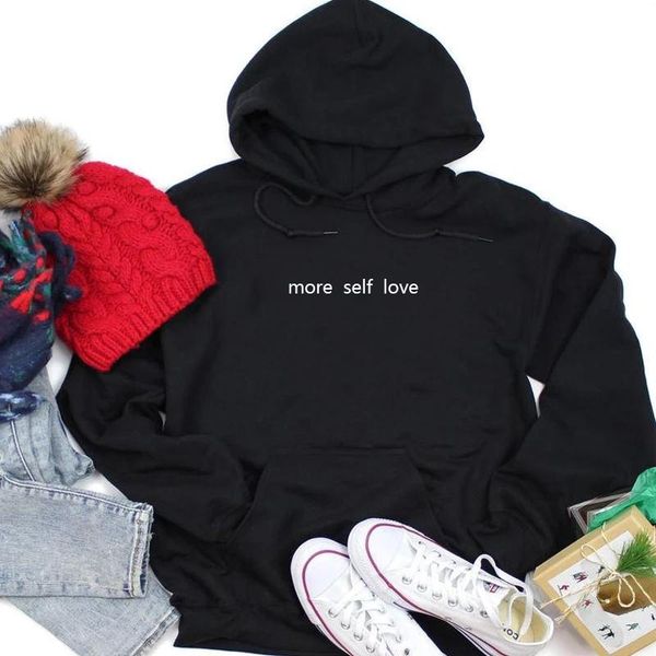 Moletons femininos moletons mais eu amo mulheres moda algodão puro casual jovem estilo rua slogan hipster slogan Pullovers vintage quente