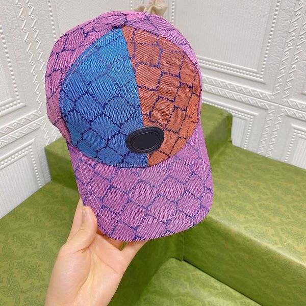 

Designer Baseball Cap Dome Bucket Hats Multicolor SplicingTrendy Hat Leisure Caps Letter Novelty 5 Colors Design for Man Woman Top Quality, C1
