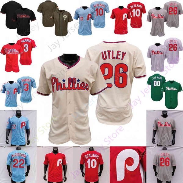 

2021 baseball jersey sam coonrod david hale brandon kintzler vince velasquez mike schmidt jim thome steve carlton roy halladay hamels, Black