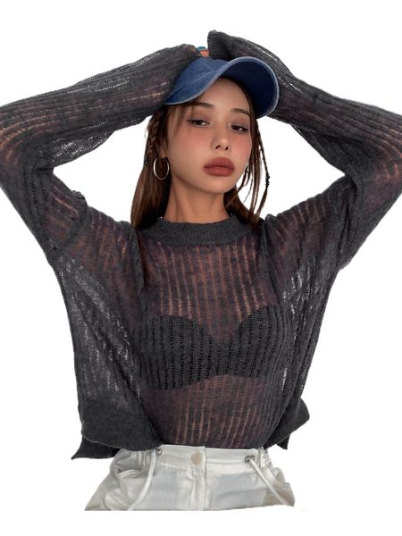 

dazy mock neck drop shoulder sweater without bra r6pm#, White;black