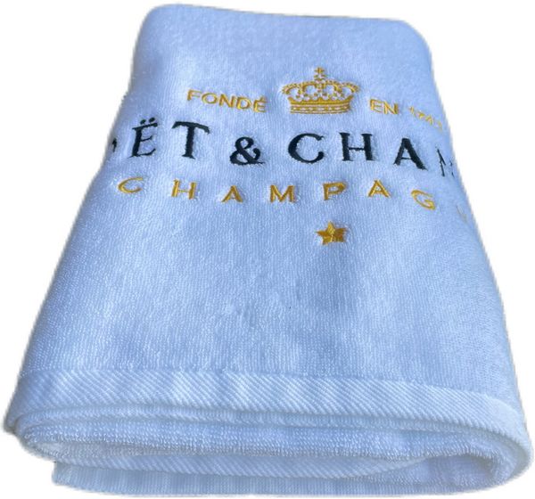 

70x140cm cotton white bath towels embroidered