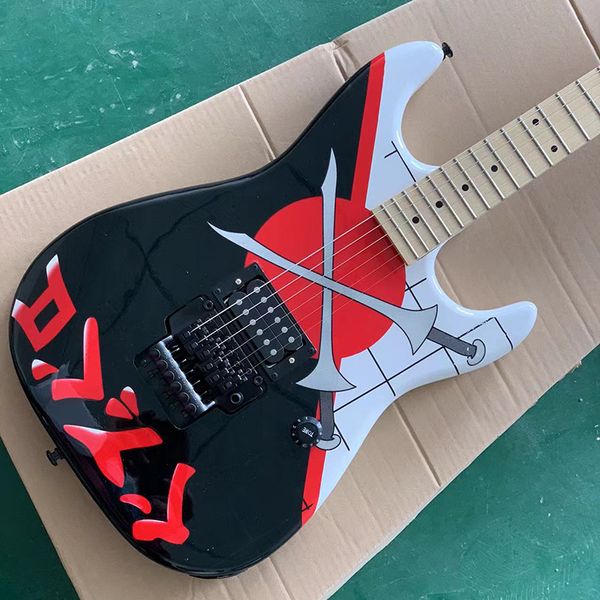 

famous electric guitar classic accessories bright maple fingerboard good timbre