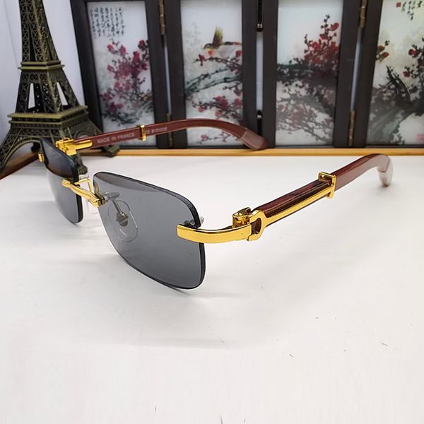 

designer womens sunglasses polarized uv protection mens summer beach sunglasses driving goggle eyeglasses vintage square 52mm wooden bamboo, White;black