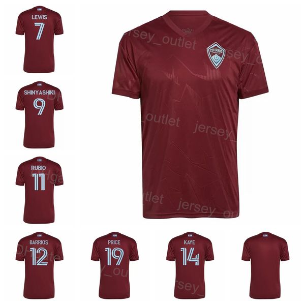 

mls colorado soccer rapids 66 lucas esteves jerseys 7 jonathan lewis 2 rosenberry 11 diego rubio 14 mark-anthony kaye 12 michael barrios abu, Black;yellow