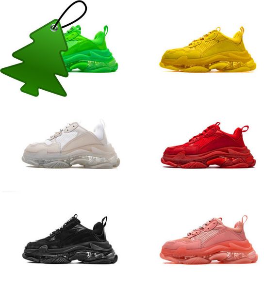 

paris fashion shoes men women triple -s sneakers designers vintage platform casual shoe tennis increasing flat trainers jogging