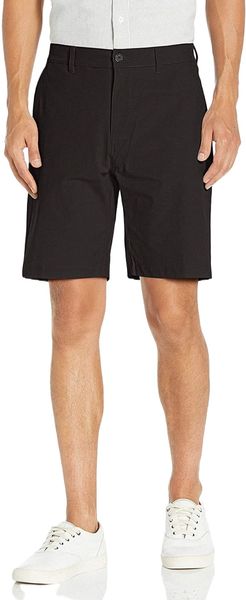 

tour men's standard flat front horizontal textured golf short i1ym#, White;black