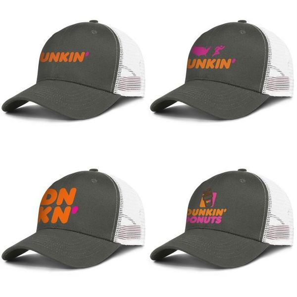 

dunkin donuts coffee logo mens and women adjustable trucker meshcap golf cool team classic baseballhats dunkin'brands logo do187l, Blue;gray