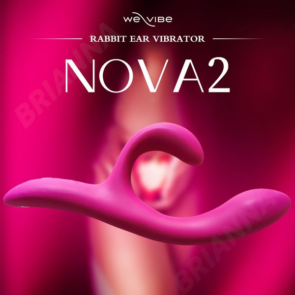 We vibe Nova 2 APP controle Coelho vibrador macio Dobrável silicone G spot s para mulheres estimulador de clitóris feminino