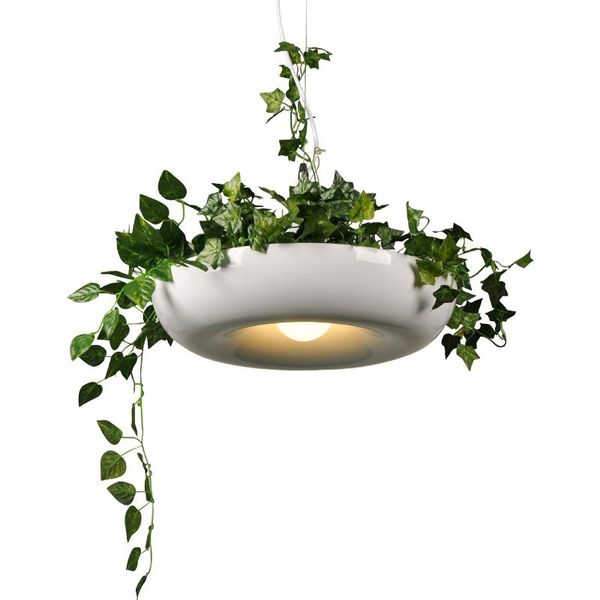 Lâmpadas pendentes Luzes de plantas modernas Diy Garden Flower Pot Holding Lamp Nordic Dining Room Office Art Decor Home Iluminação