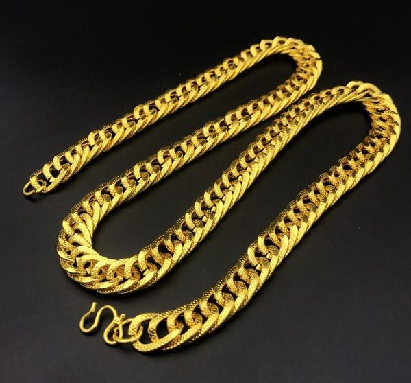 

18k plated gold hip hop chains men's necklace flat snake man's, Silver
