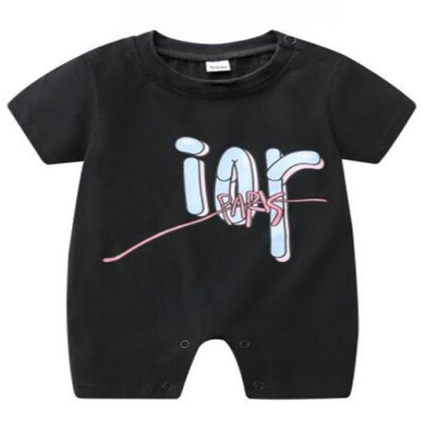 

newborn baby clothing sets cute rompers summer one-piece suit clothes cotton toddler infant jumpsuits bodysuit outfits, White