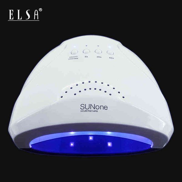 

nxy sun one uv nail lamp uv gel polish nail dryer 48w manicure led sunone for gel varnish drying polish 220624