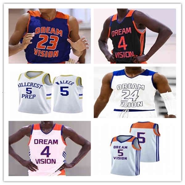 Xflspmen High School Dream Vision Basketball Jersey Kyree Walker Джейк Киман Джален Грин Макур Создатель Брайан Пенн-Джонсон Алекс Уэйд Custom