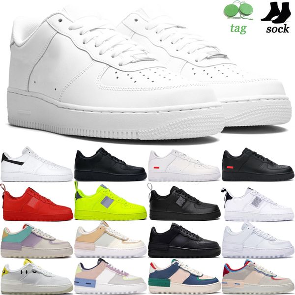 

skateboarding 2022 ones sneaker casual shoes men women sports one shoe cut triple white black shadow mens outdoor trainers sneakers