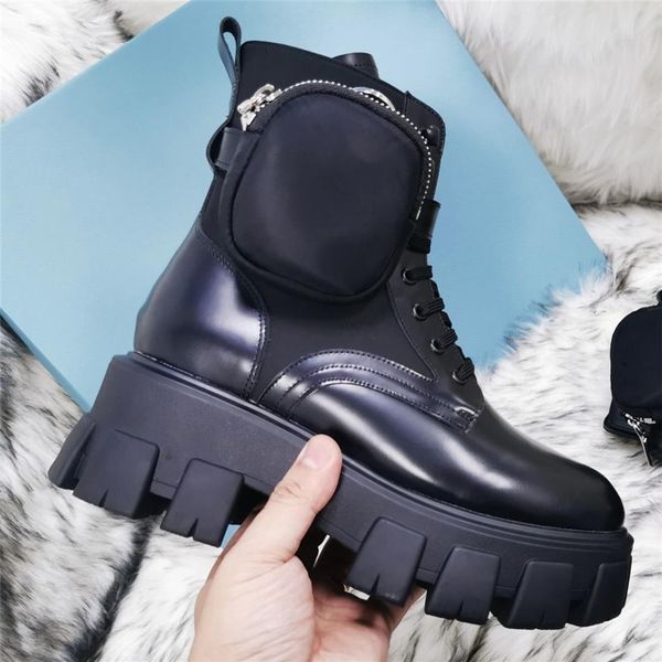 

men women black rois martin boots military inspired 2021 new combat boots nylon pouch attached to the ankle with strap ankle boots278w