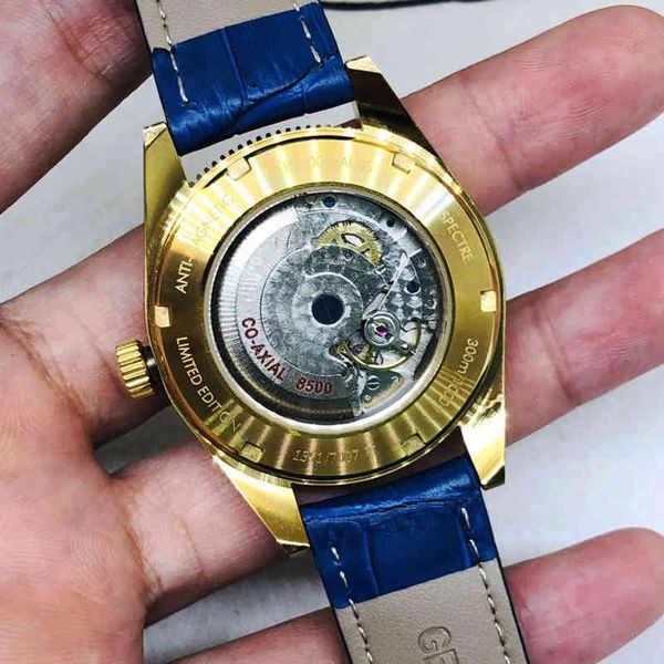 

men's business watch fashion designer es wrist luxury automatic mechanical mensd6t2, Slivery;golden