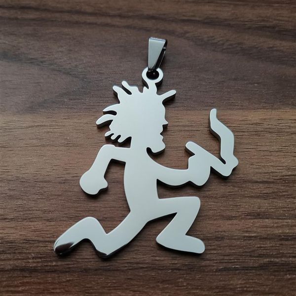 

hatchetman 2 5 pendant mirror charm abk 316l icp insane clown posse twiztid rare juggalo smoking necklace ship279c, Silver