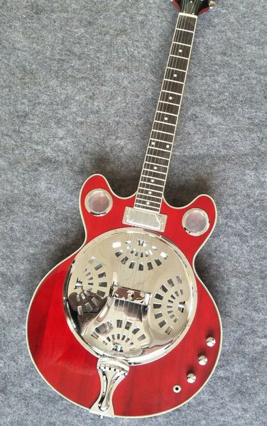 

diy brand new red custom 6 string electric guitar