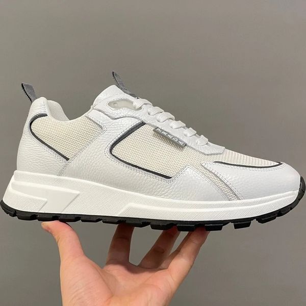 

lightweight americas cup sports shoes patent leather & nylon luxurious brand sneakers mens skateboard mesh runner casual outdoor walking, Black