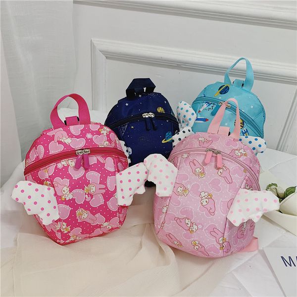 

anti-lost toddle backpack school bags angel small wings kindergarten children's schoolbag