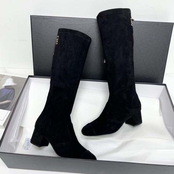 

handmade boots 2022 new autumn and winter patent leather glossy red wedding shoes thick heel high boots martin shoe simple womens boot, Black