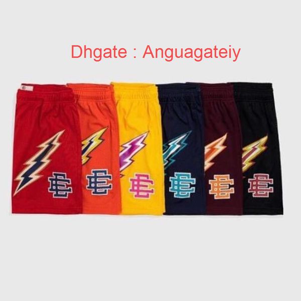 

mens eric emanuel short ee basic shorts new york city skyline classic fashion fitness gym casual pant mesh breathable women beach sportshort, White;black