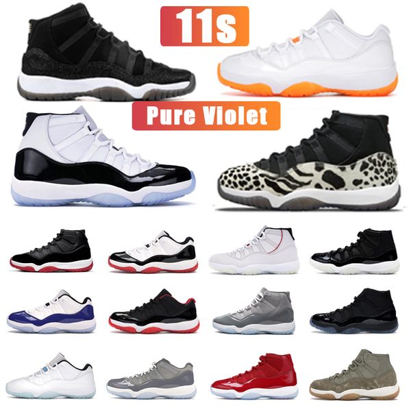 

jumpman 11 men women basketball shoes 11s 25th easter platinum tint bred concord trainer outdoor leisure sports shoes