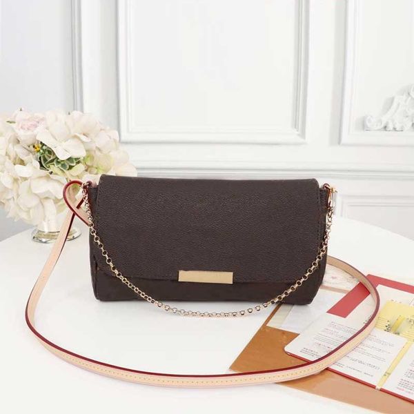 

2022 women designer bags classic brown canvas leather ladies shoulder bags high qulity crossbody handbag fashionjoker practical chain purse