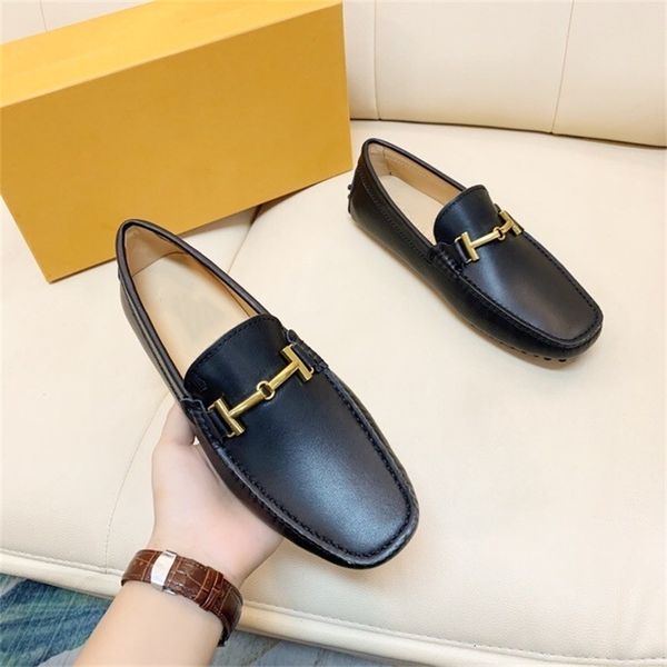 

slippers guangzhou men's shoes leather doudou leisure lefu lazy over cq5v, Black