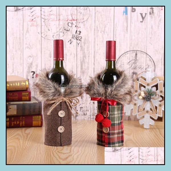 Другие барные изделия Barware Kitchen Dining Home Garden LL Wine Bottle Ers Ers Lense Decanter Case Gift Ba dhoa5