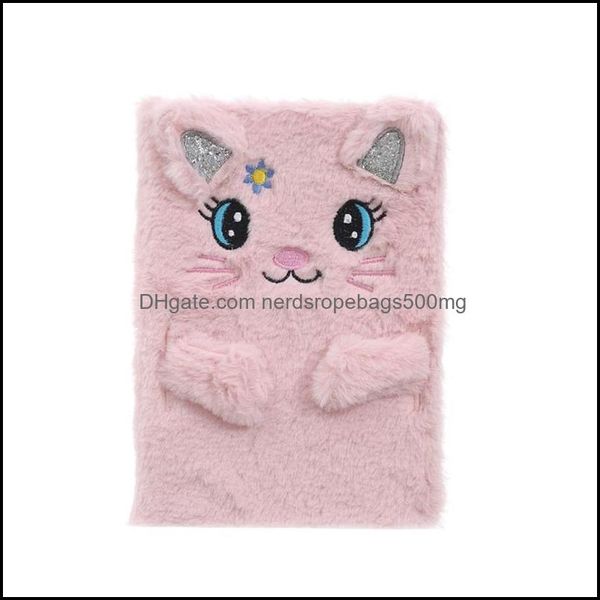 Not Defteri Notları Ofis Okulu Malzemeleri İş Endüstriyel Kış Sıcak Karikatür Peluş Plush Defter Dream Cat Tavşan At Panda Journal Portable