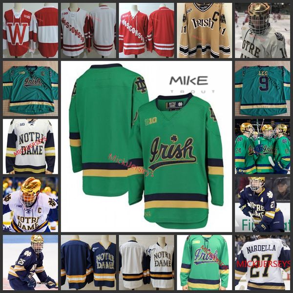 18 Graham Slagert Hockey Jersey 19 Landon Slagert 20 Jake Pivonka 21 Max Ellis 22 Jack Adams 23 Brady Bjork 24 Spencer Stastney Wisconsin Ice Nd Stitched College Ndf