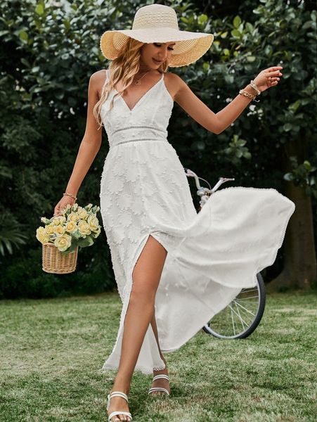 

simplee shirred back ruffle hem jacquard cami dress w7mv#, Black;gray