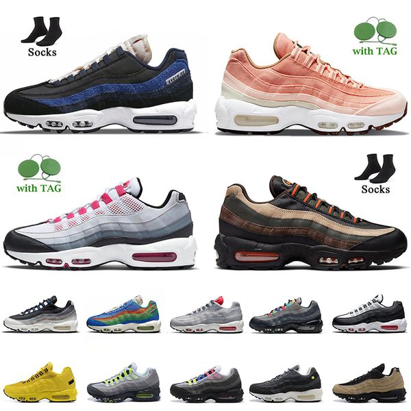 

jogging cushion running shoes for women mens 95 95s pink white black dark army iron wolf grey light p blue bordeaux sports trainers sneakers