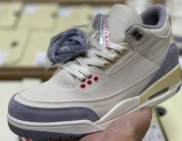 

size us 7-13 mens 3 muslin outdoors sports shoes gs kumquat desert elephant atmosphere black white dark mocha basketball sneakers with box