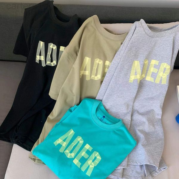 

women's t-shirt designer 22ssader summer round neck simple casual origami letter printing korean couple short sleeve fie72022, White