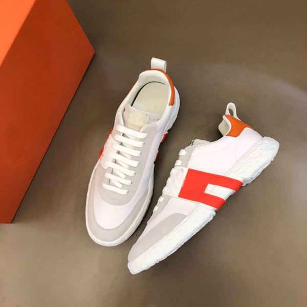 Marchi di lusso Escape Sneaker Shoes !! Pelle di vitello per uomo Suola in gomma Casual Walking Low Top Scarpe da ginnastica all'aperto più economiche all'ingrosso Calzature comfort EU38-46